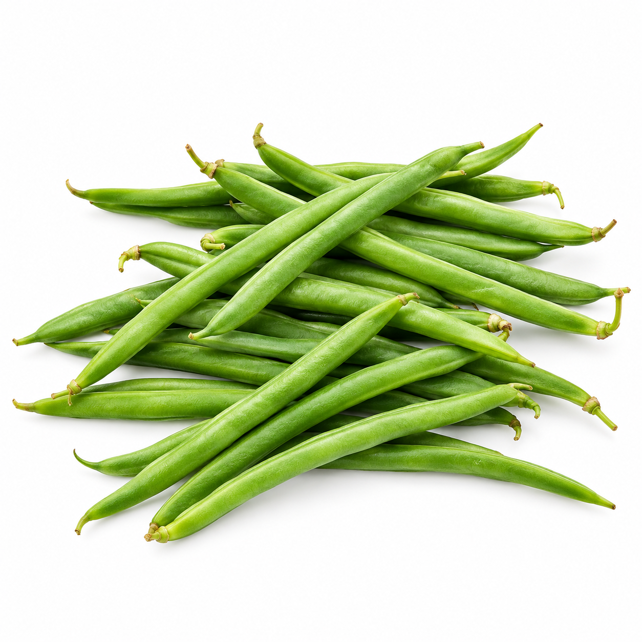 Illustration of Green beans on a white background