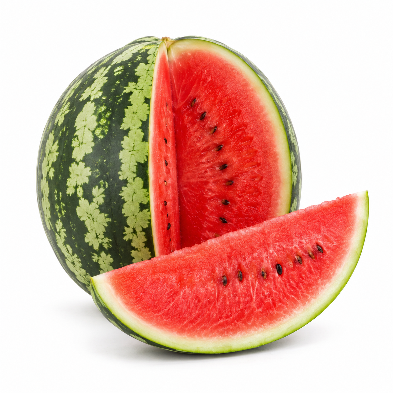 Illustration of Watermelons on a white background